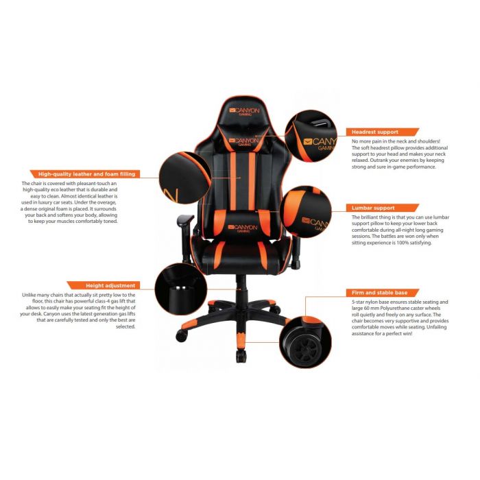 Canyon fobos gaming discount chair